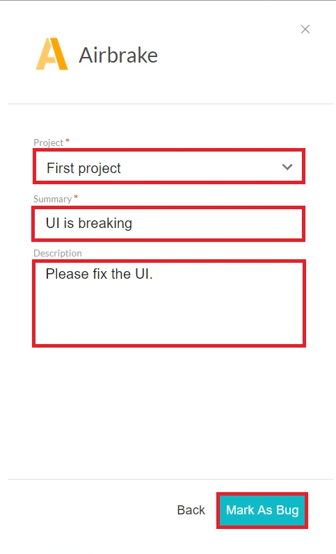 LambdaTest Airbrake integration LambdaTest Airbrake integration