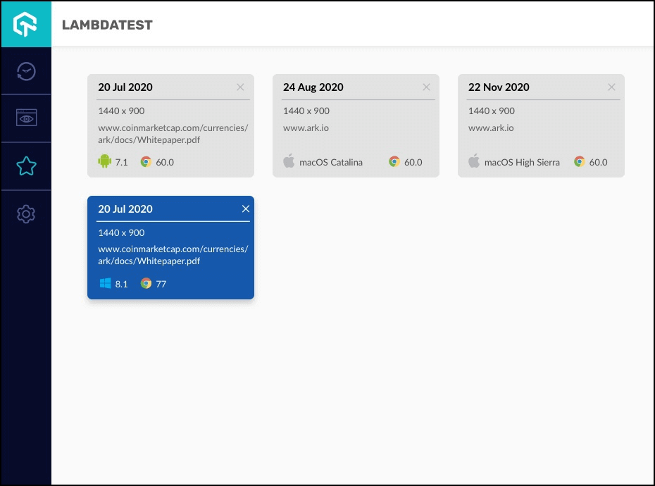Real Time Testing With Favorites