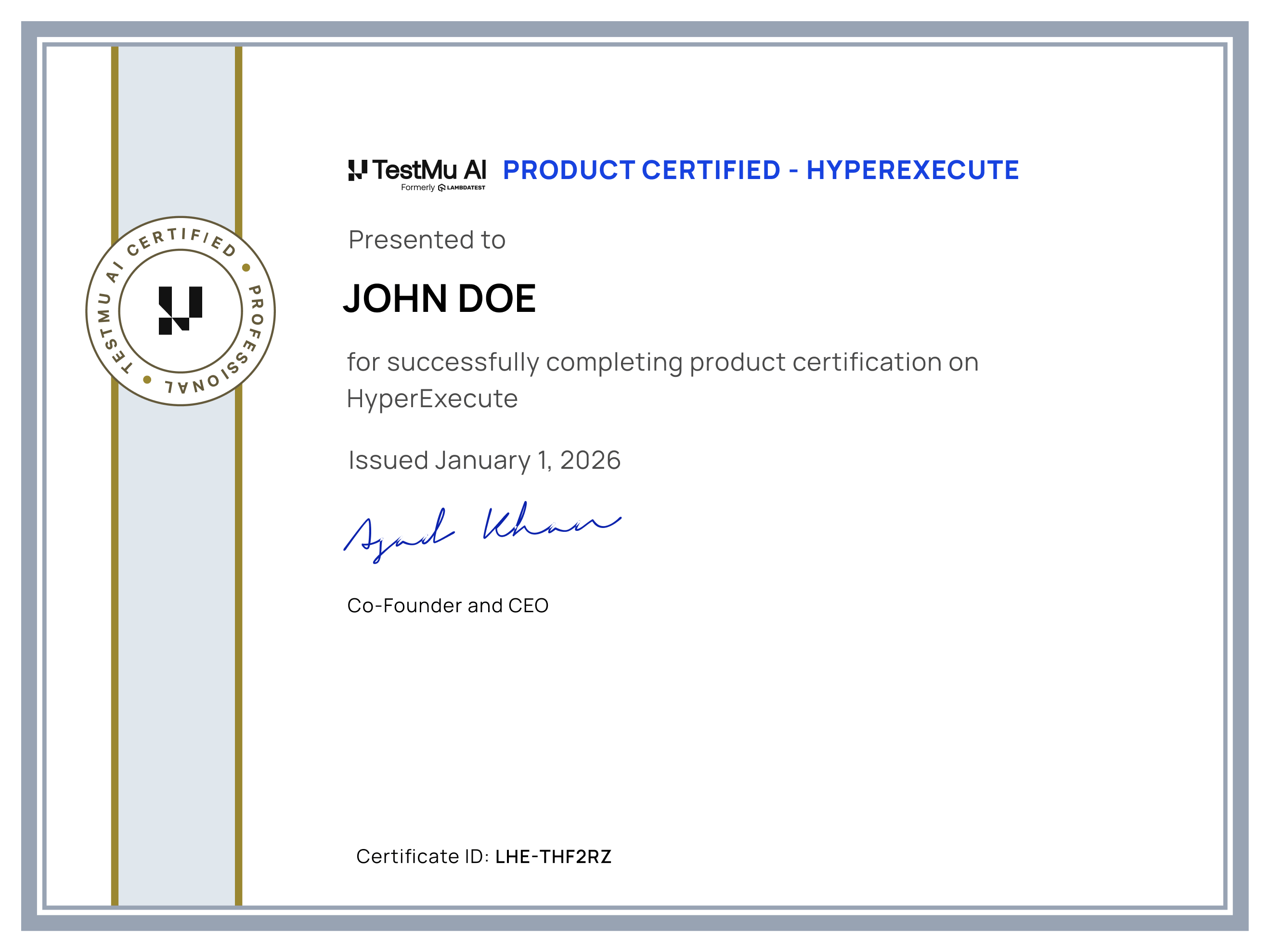 HyperExecute Core Certification