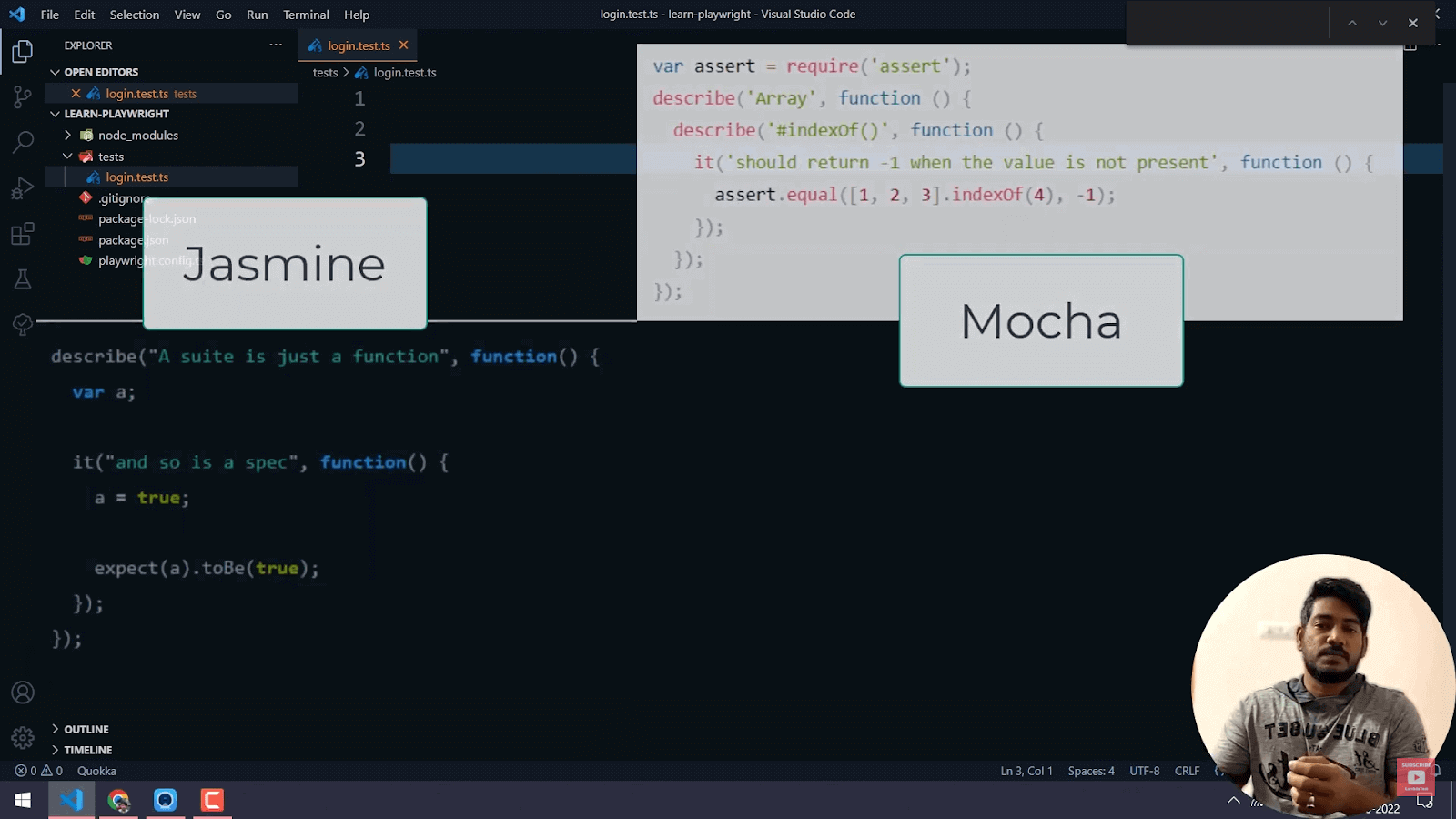 Test Block in Playwright Test Block in Playwright