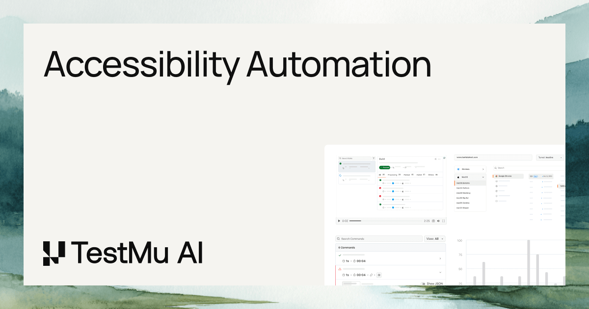 Automated Accessibility Testing Tool for Web & Apps | TestMu AI ...
