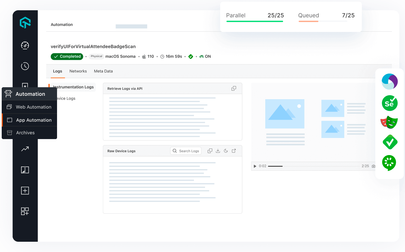 Test Automation on Real Devices