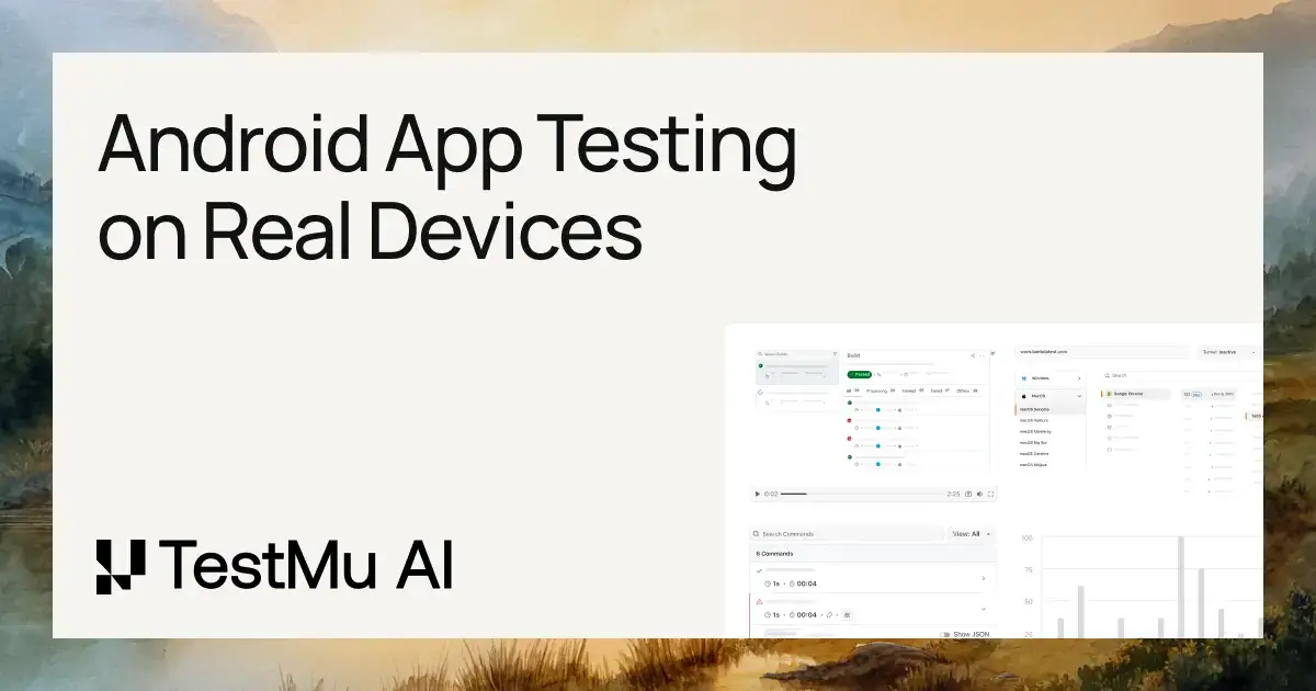 Android Location Testing App Best Android App Testing Platform for iOS and Android