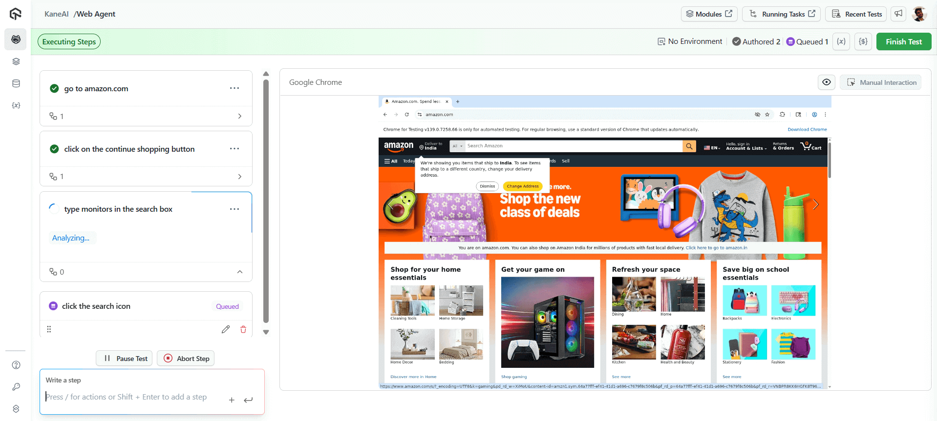 Author Your First Test
