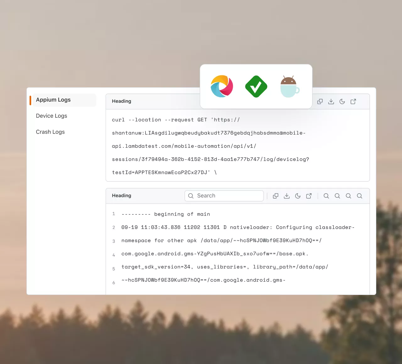 Automate android browser testing with Selenium and Appium
