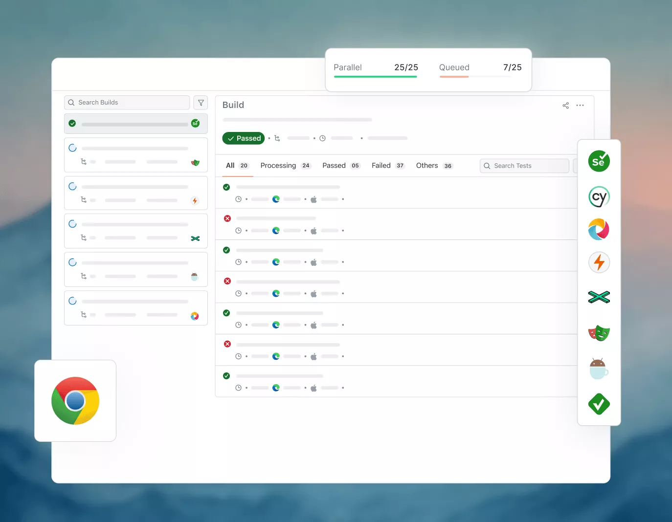 Run automated Chrome browser tests across 3,000+ OS combinations