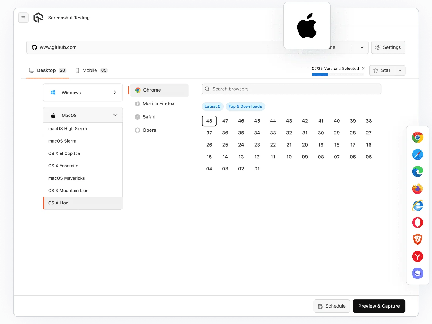 Automated Screenshot Testing of Local Pages on macOS Lion Automated Screenshot Testing of Local Pages on macOS Lion