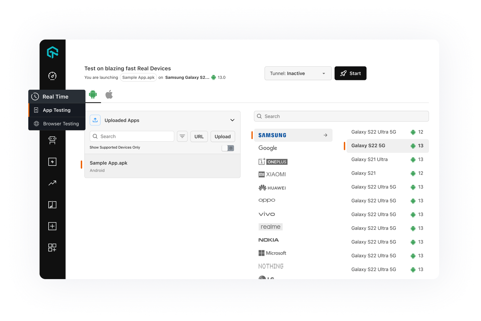 Test Automation on Real Devices
