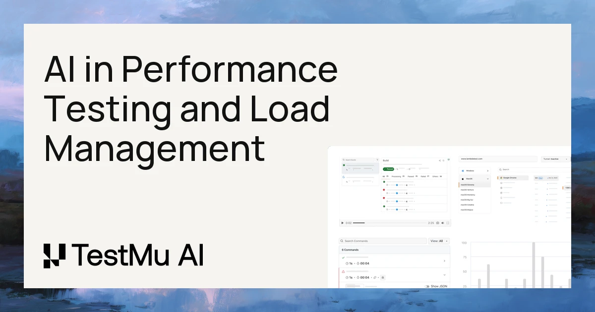 How AI Testing Improves Performance Testing and Load Management