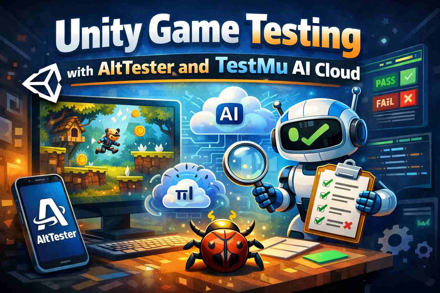Unity Game Testing with AltTester and TestMu AI Cloud Unity Game Testing with AltTester and TestMu AI Cloud