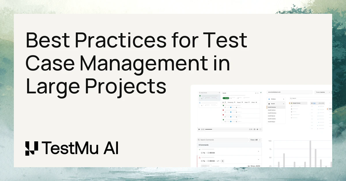 What Are the Best Practices for Effective Test Case Management in Large Projects?