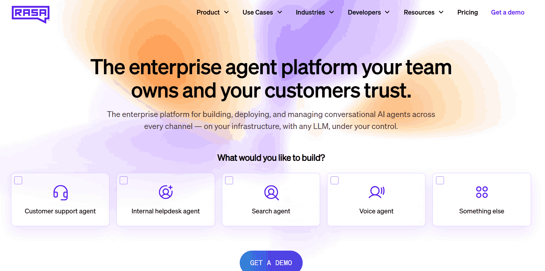Rasa open-source chatbot framework with full NLU pipeline control