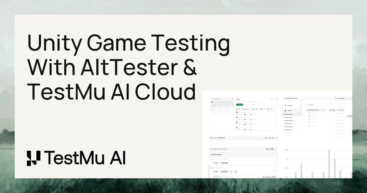 Automated End-To-End Unity Game Testing Guide [2026] | TestMu AI (Formerly LambdaTest)