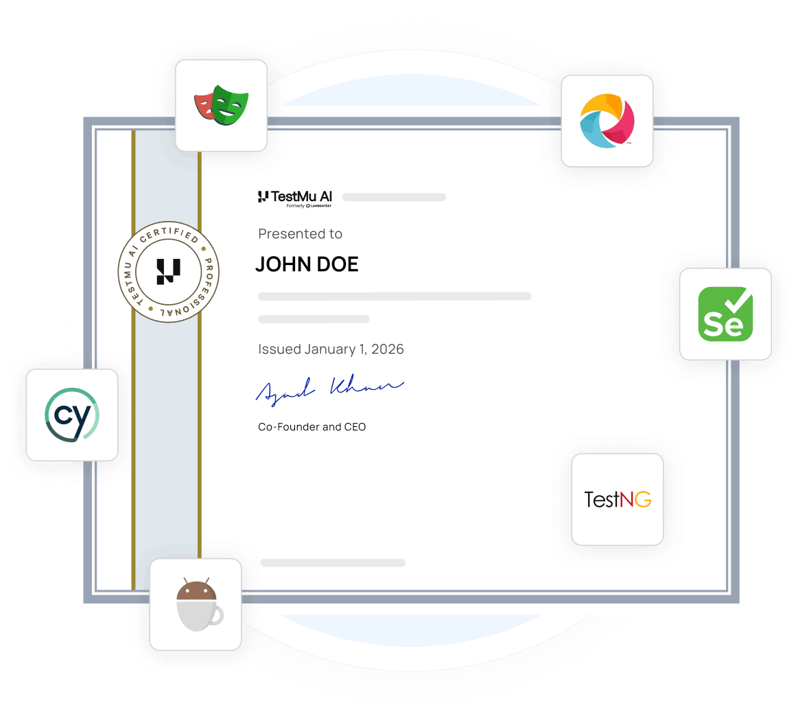 Earn resume-worthy test automation certifications that help you land a top job. Prove your expertise by adding top automation testing certification and globally recognized badges to your profile.