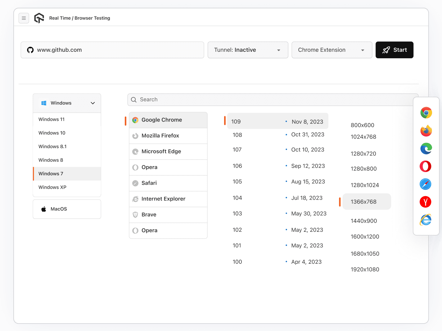 Cross Browser Testing on Windows 7 Online Cross Browser Testing on Windows 7 Online