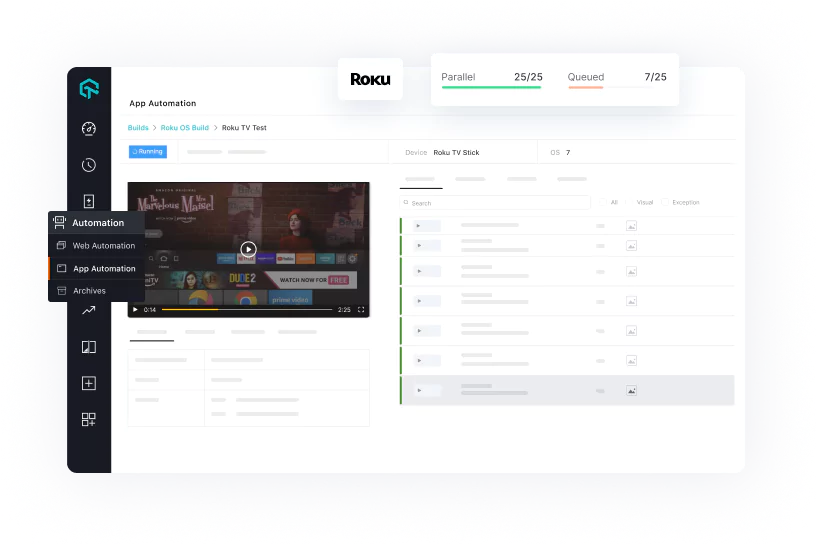 Execute Roku TV Test In Parallel Execute Roku TV Test In Parallel