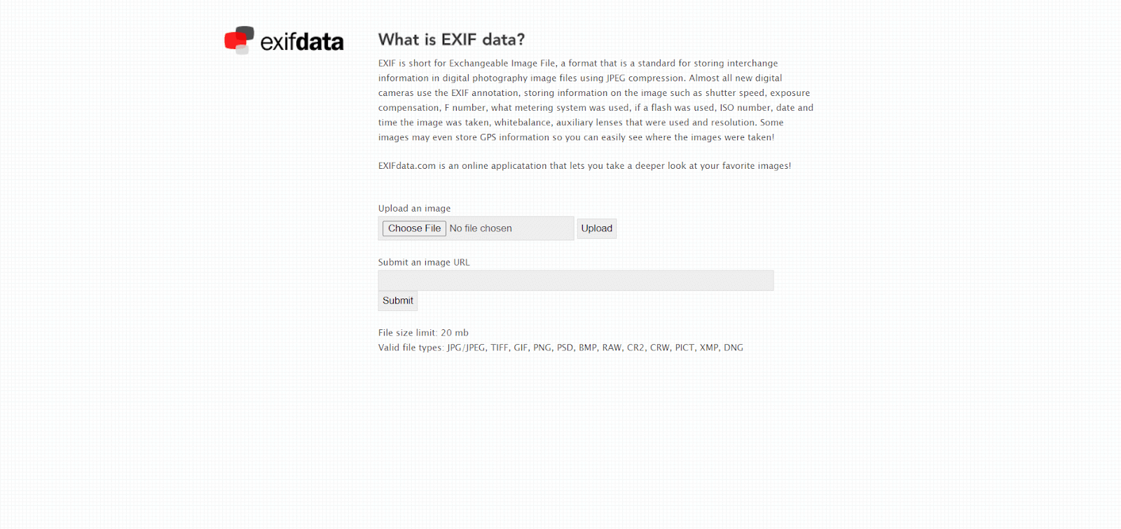 EXIF Data Viewer EXIF Data Viewer