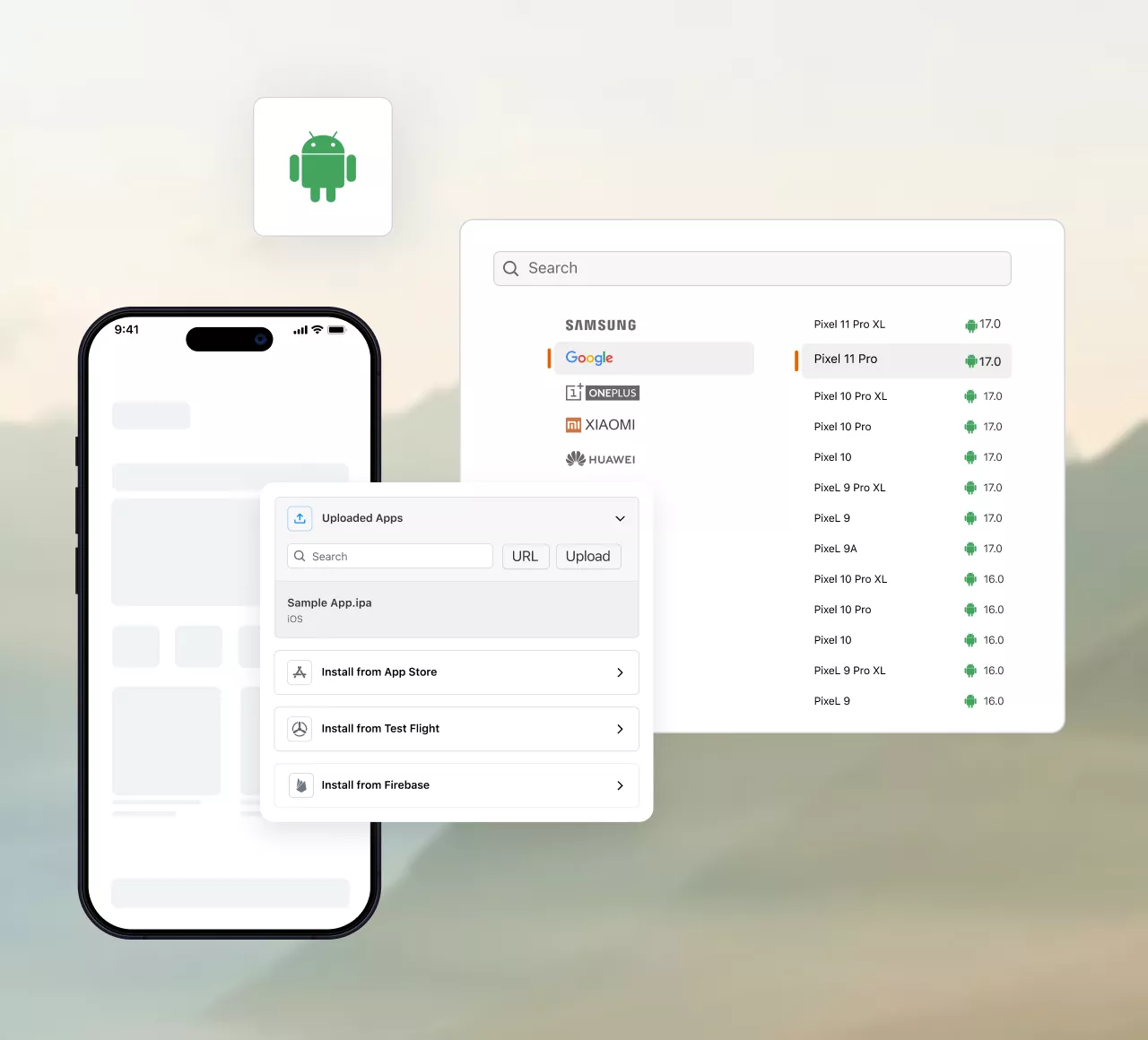 Free online Android emulator for browser testing in the cloud