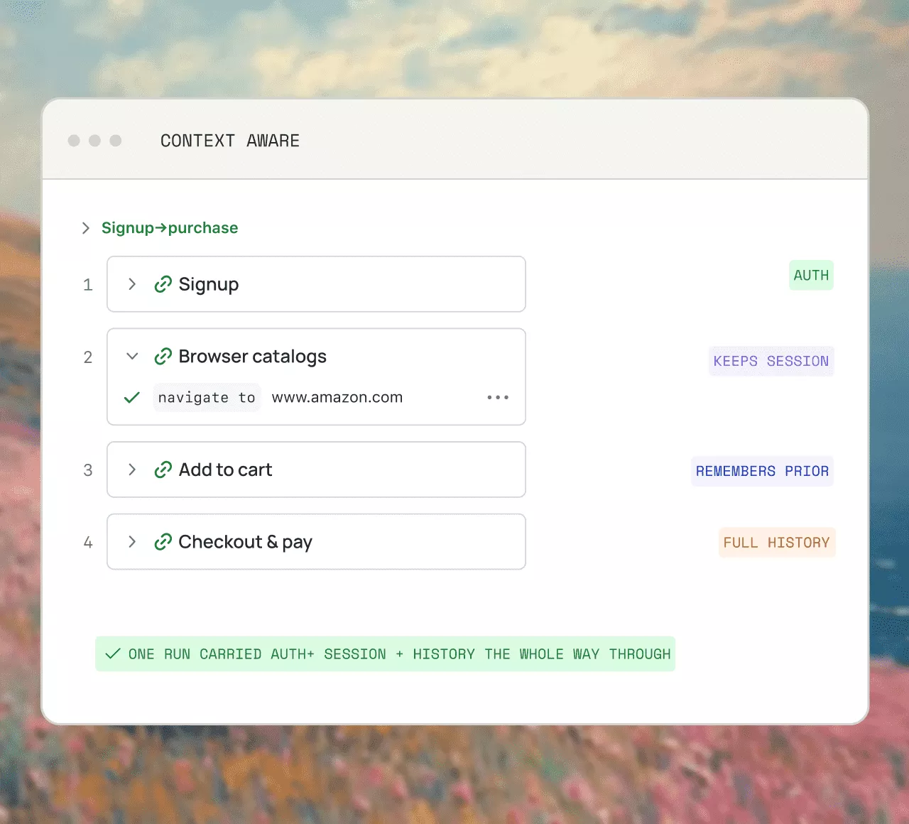 Functional AI app testing with natural-language test authoring