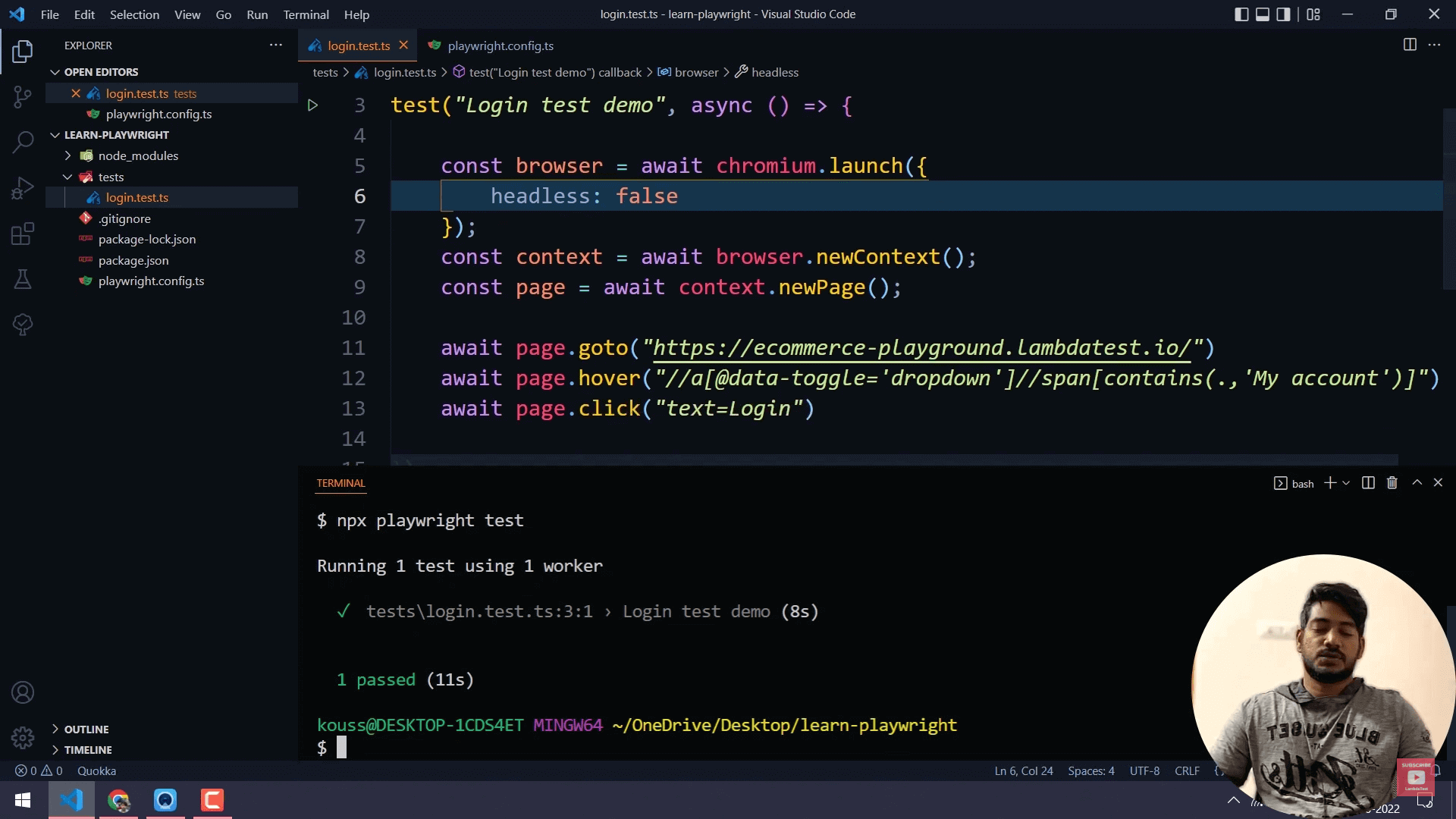 headless: false headless: false