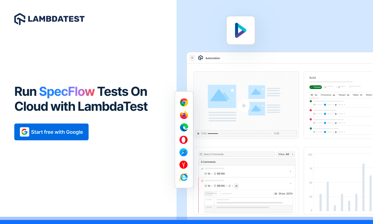 Run SpecFlow Tests On Cloud with TestMu AI (Formerly LambdaTest)
