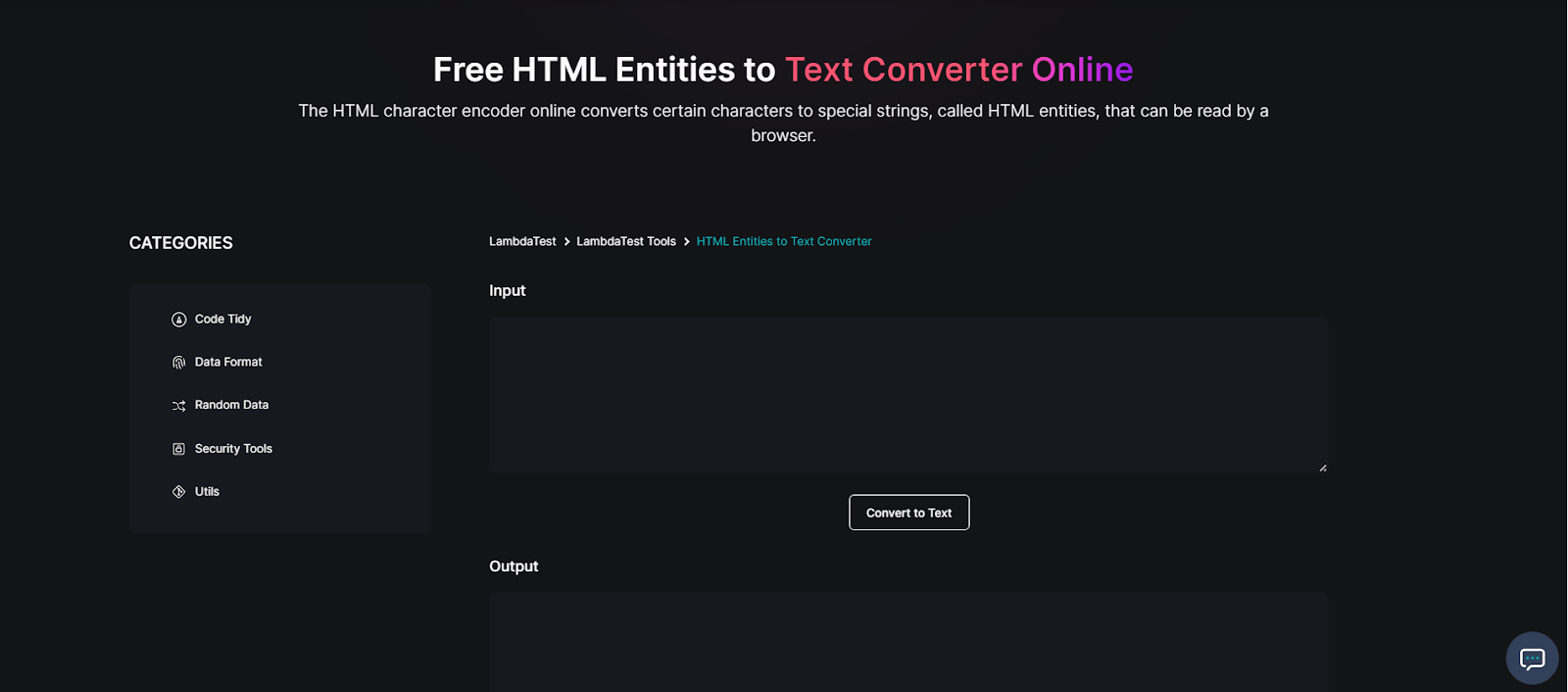 html-entities-to-text-converter-online html-entities-to-text-converter-online