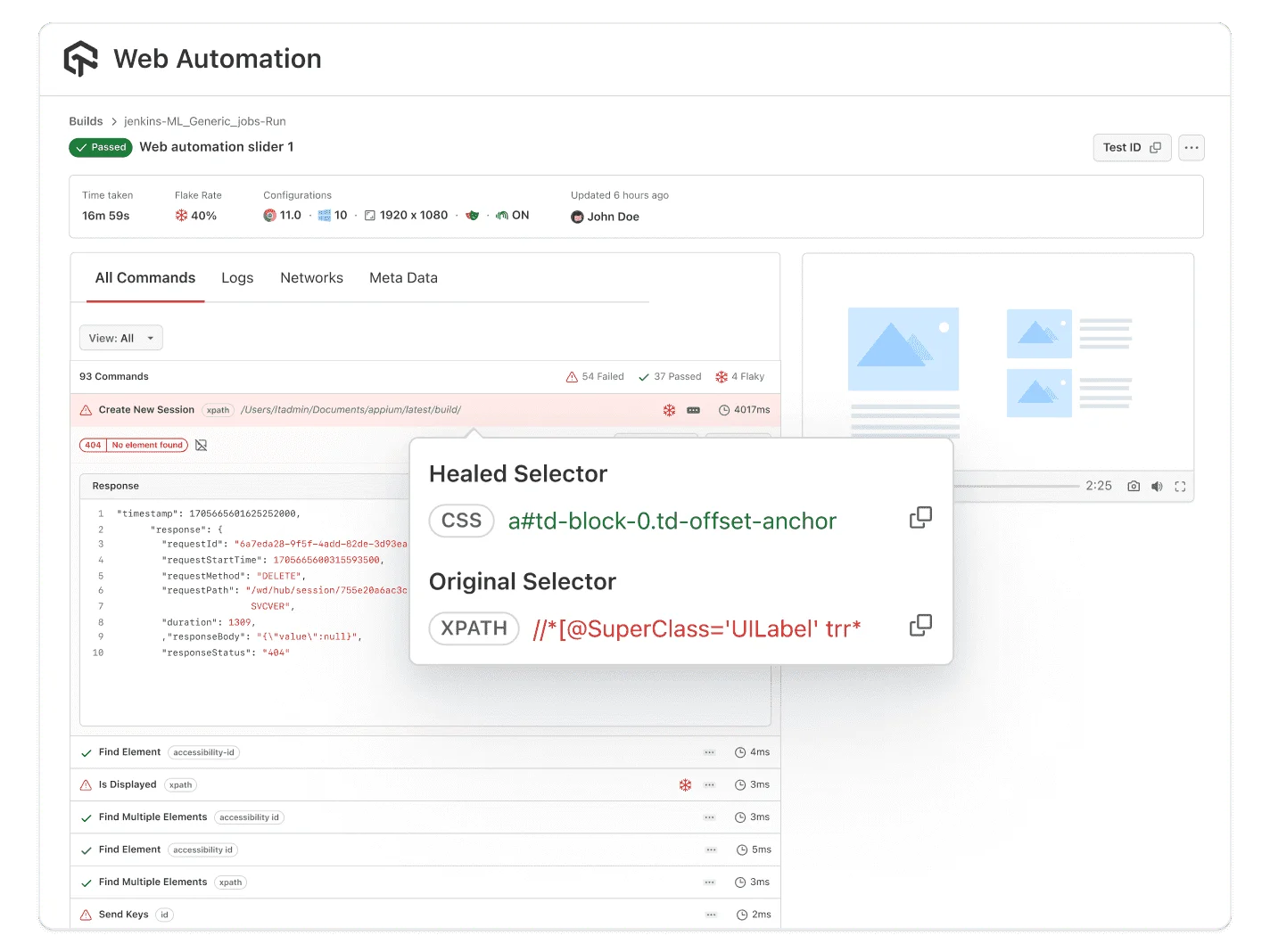 Overcome 45% of Unexpected failures