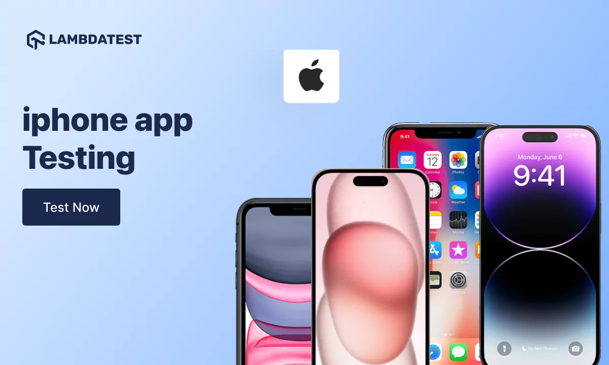 iPhone App Testing on Real Device Cloud | TestMu AI (Formerly LambdaTest)