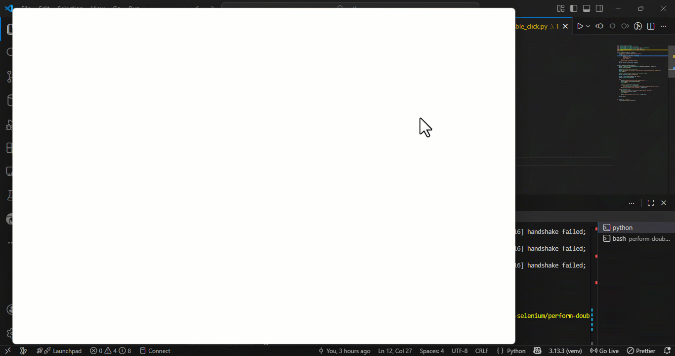JavaScript fallback double click