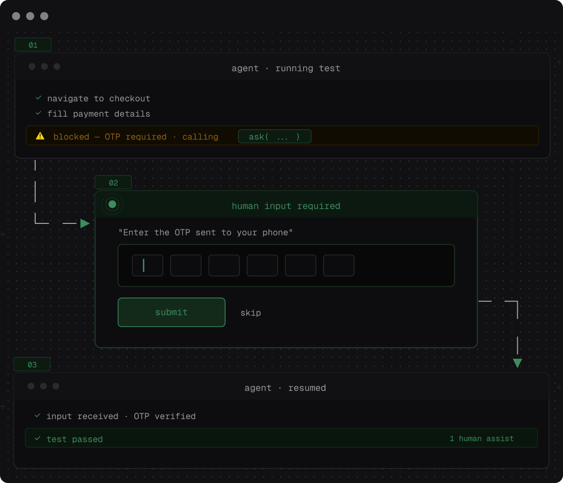Ask tool - Unblock your agent by being in the loop