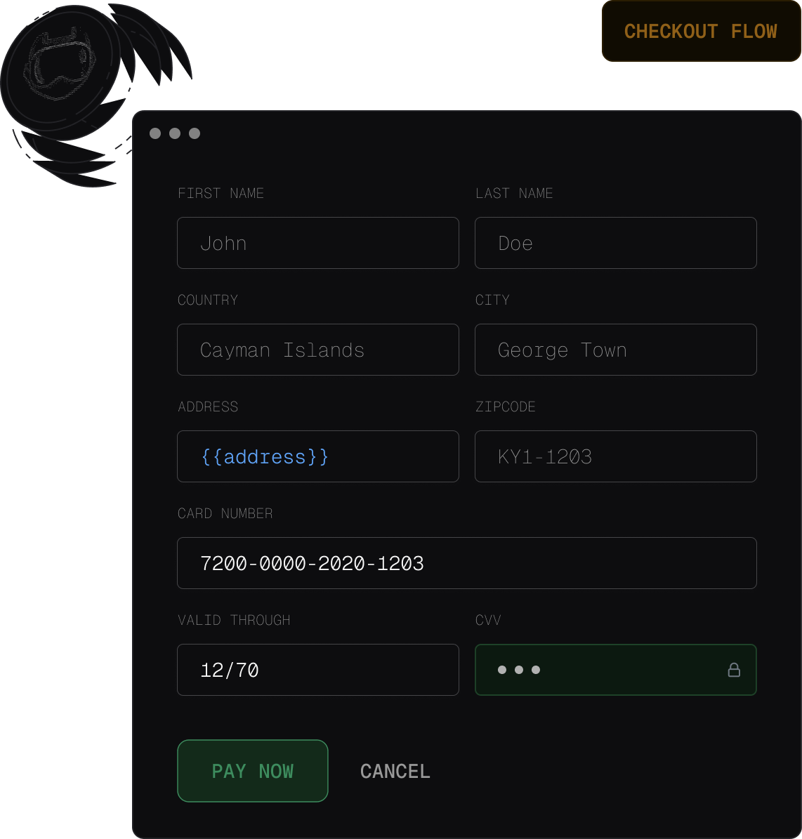 Secure & parameterized flows