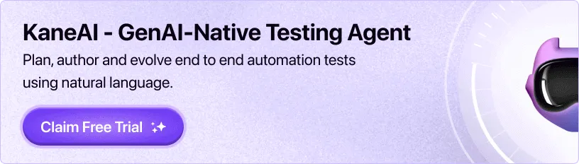KaneAI test automation, get started