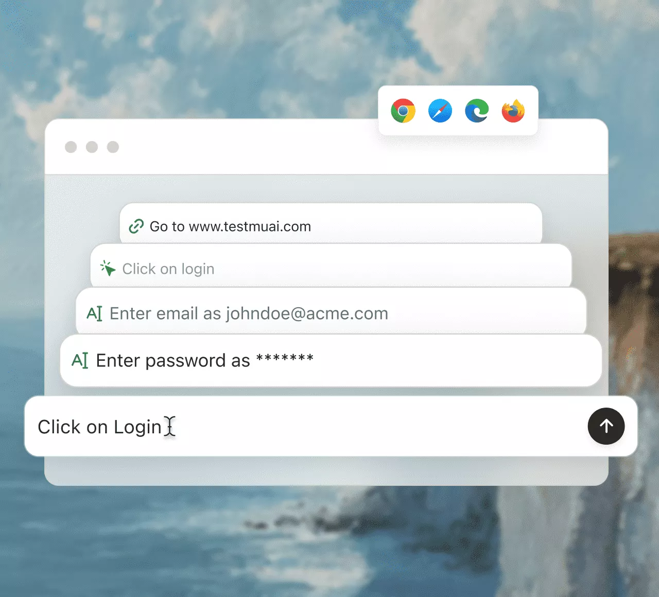 AI agent writes and runs web tests across Chrome, Safari, Firefox, Edge