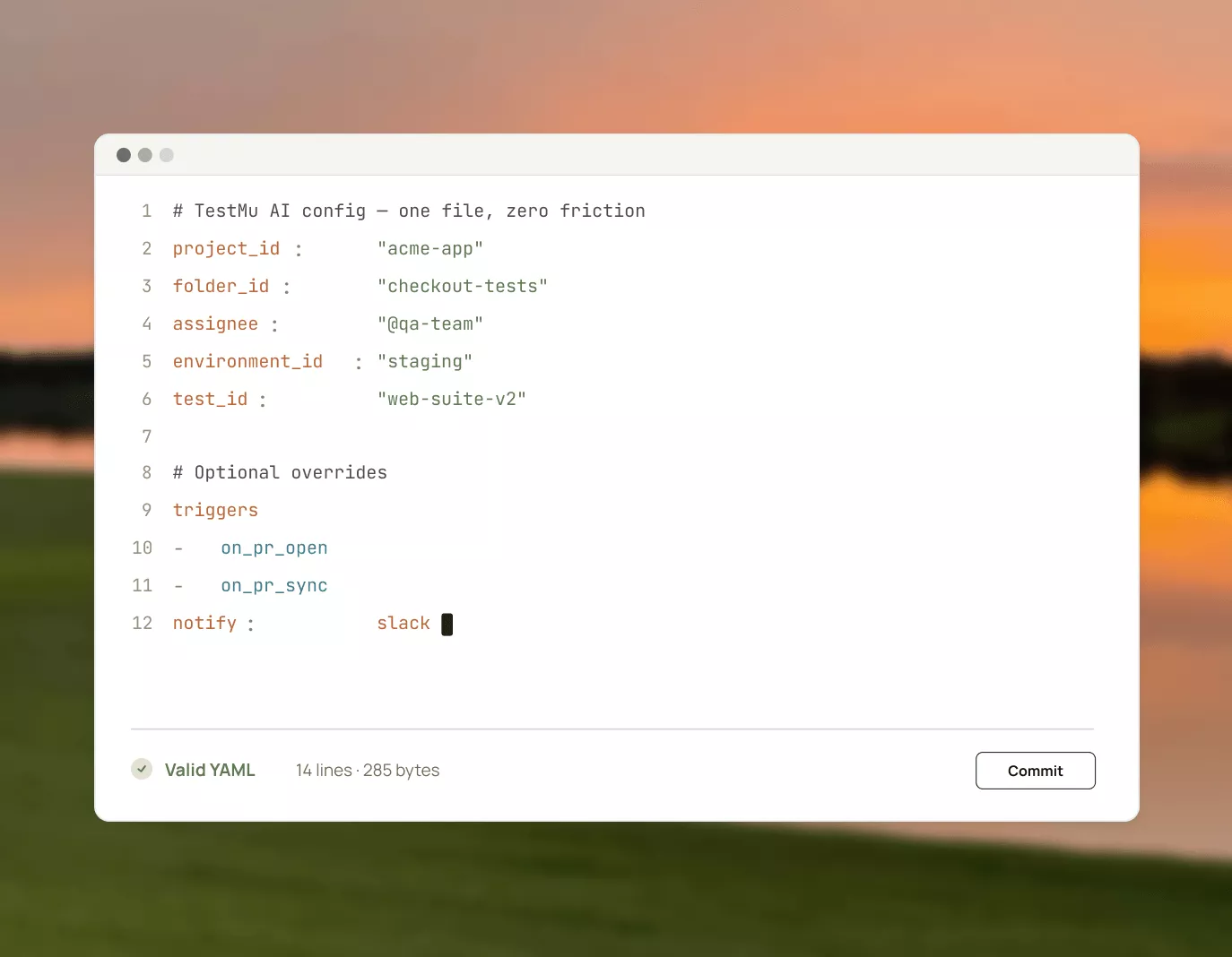 One Config File to Connect Your Repo