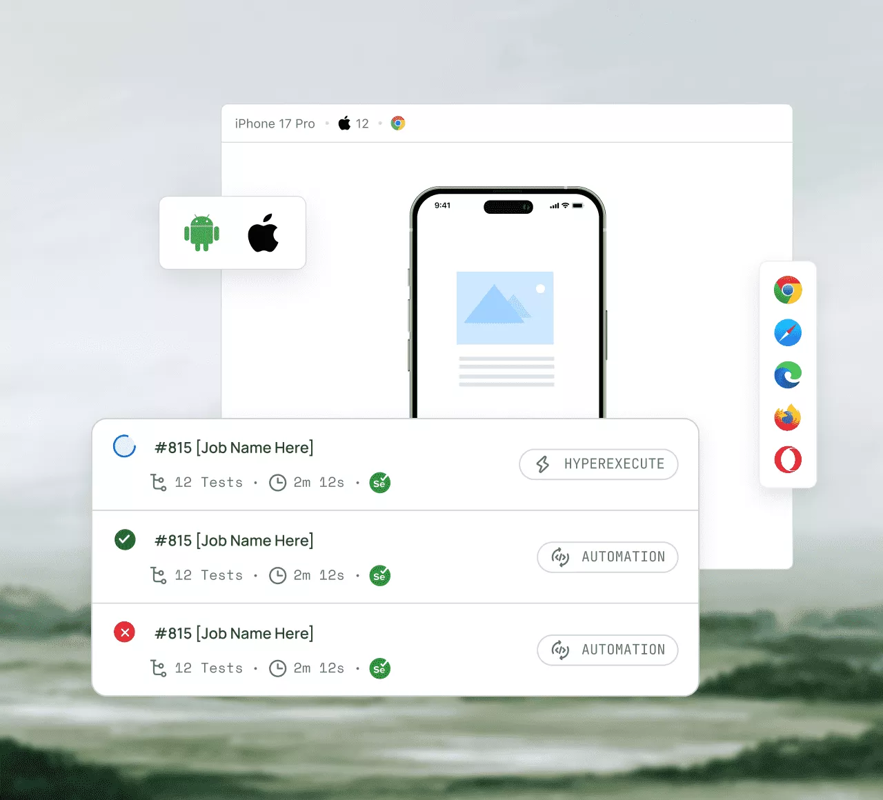 AI agent runs native mobile e2e flows on real iOS and Android devices