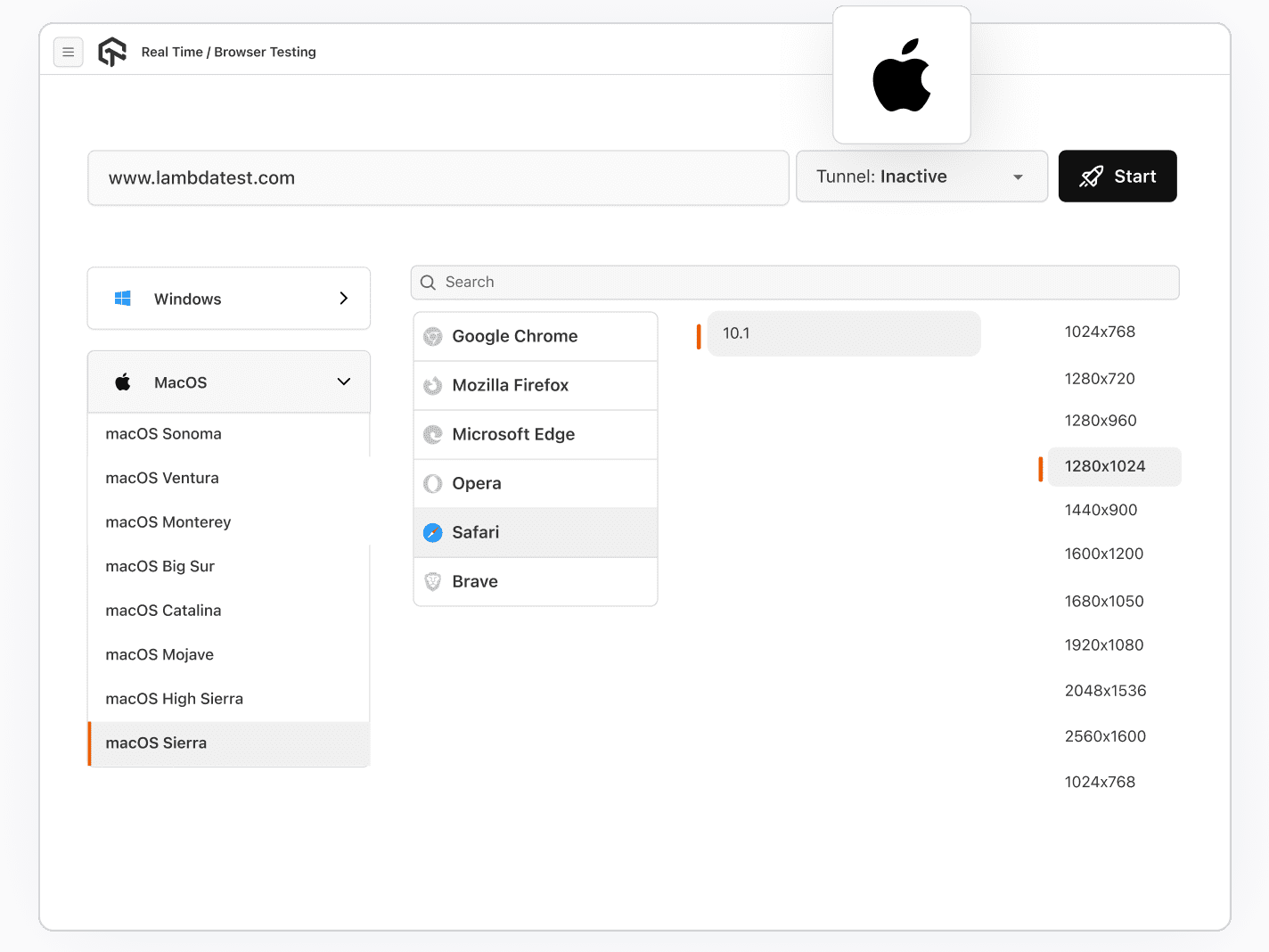 Test on macOS Sierra Safari Browsers Online Test on macOS Sierra Safari Browsers Online