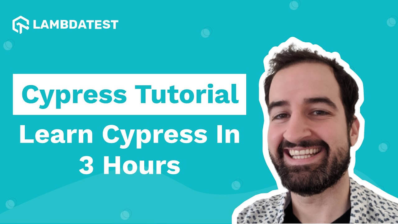 Learn Cypress In 3 Hours Full Cypress Tutorial Cypress Automation 
