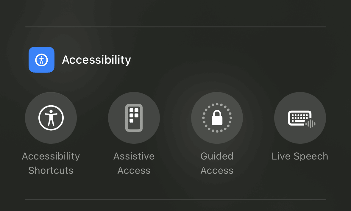 Accessibility Shortcuts Accessibility Shortcuts