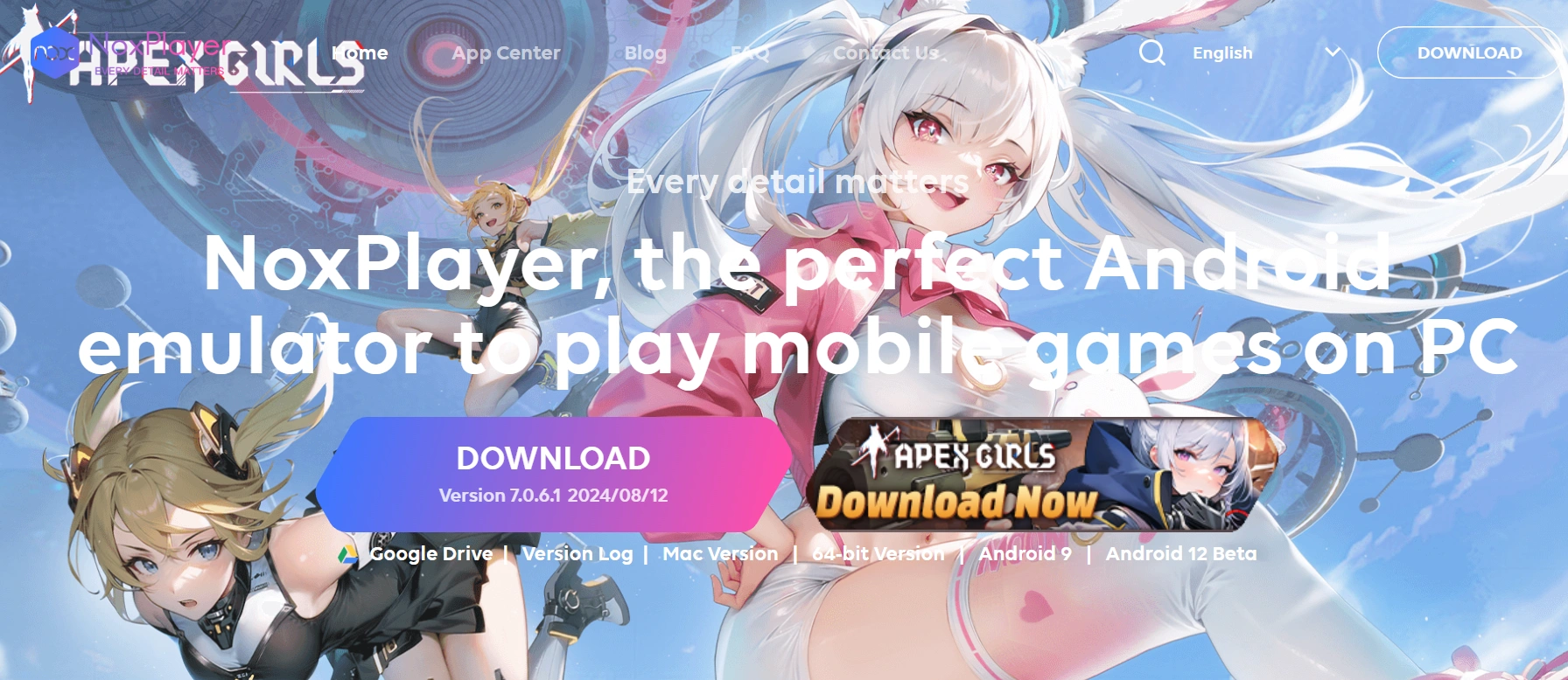 NoxPlayer Android emulator NoxPlayer Android emulator running on Windows with input mapping