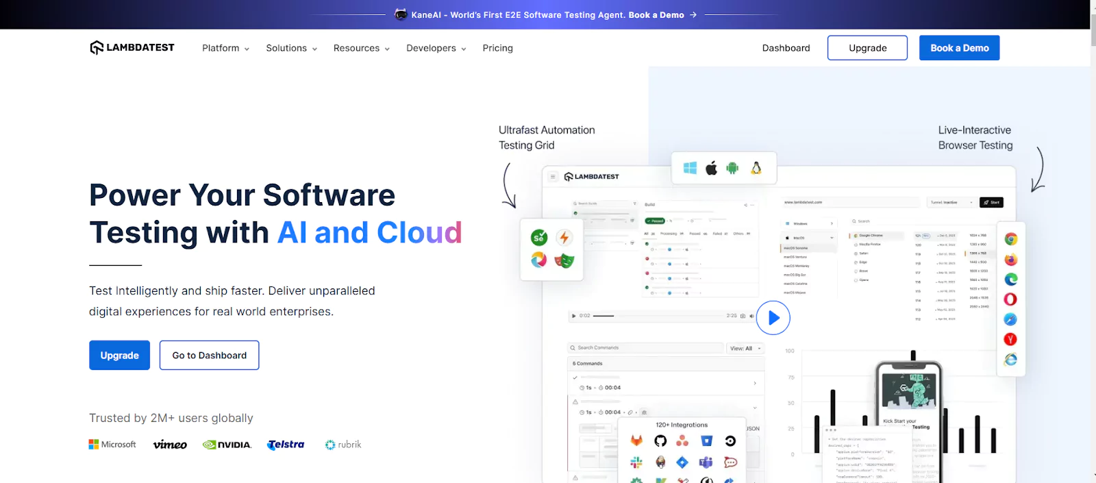 AI-powered test execution platform AI-powered test execution platform