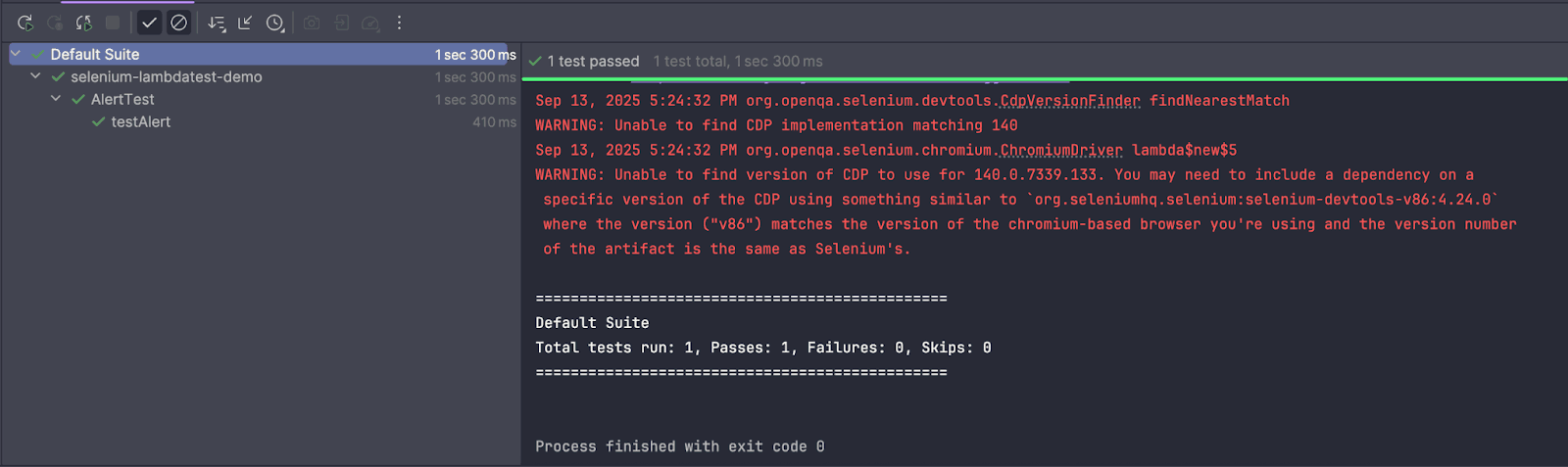 Alerts in Selenium Result Alerts in Selenium Result