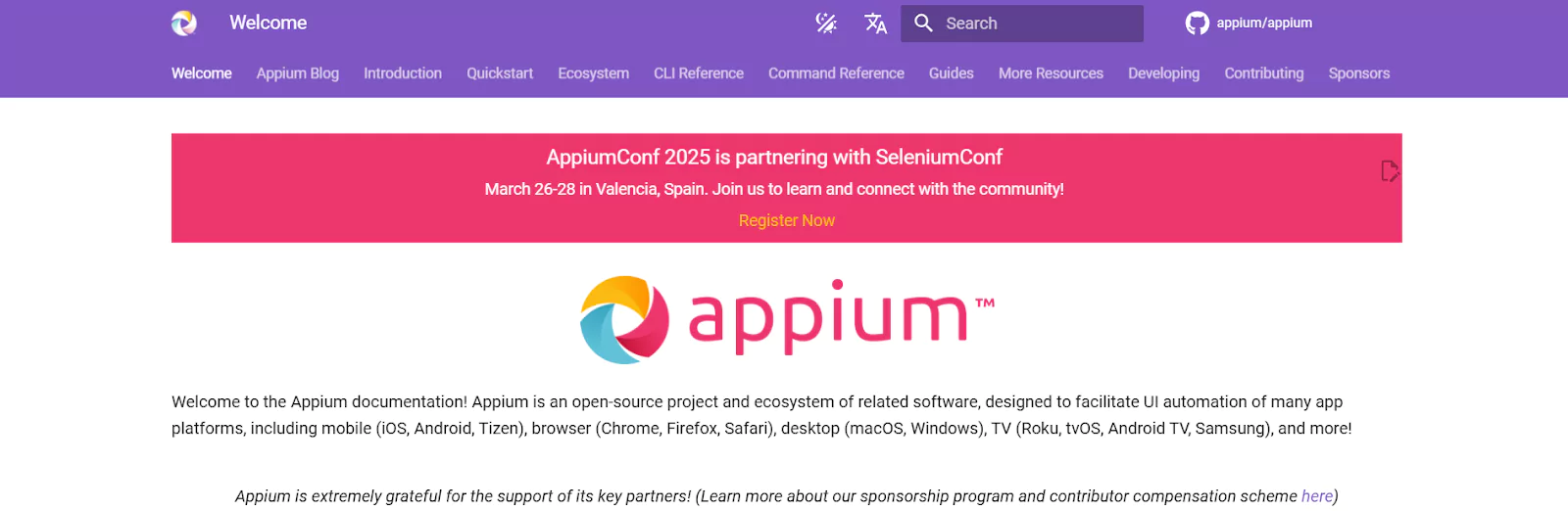 Appium is an open-source automation tool Appium is an open-source automation tool