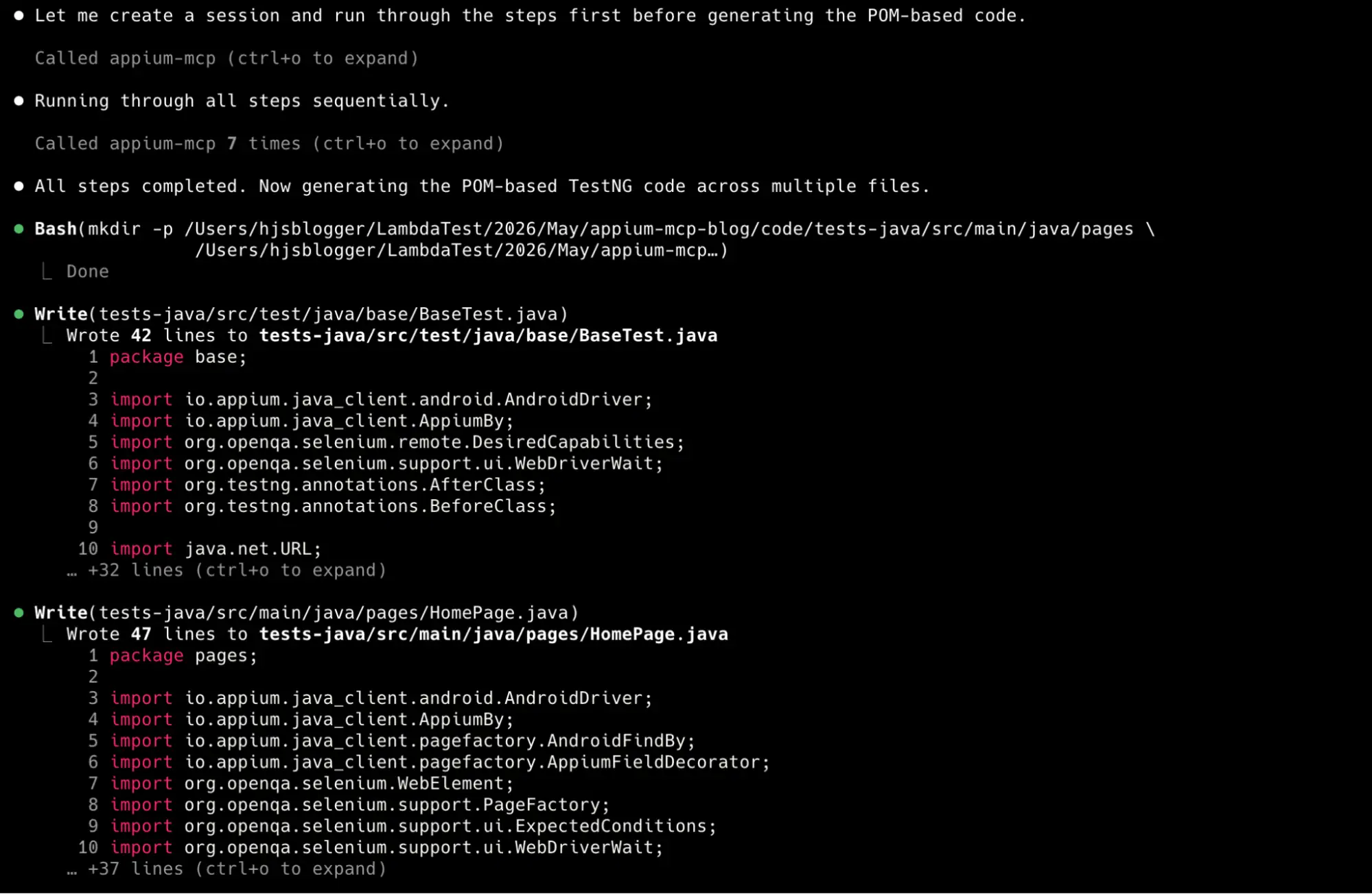 Appium MCP Architecture