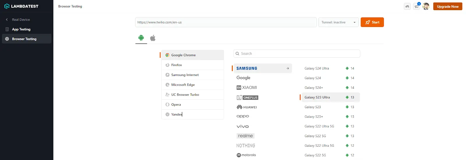 Browser Testing Browser Testing