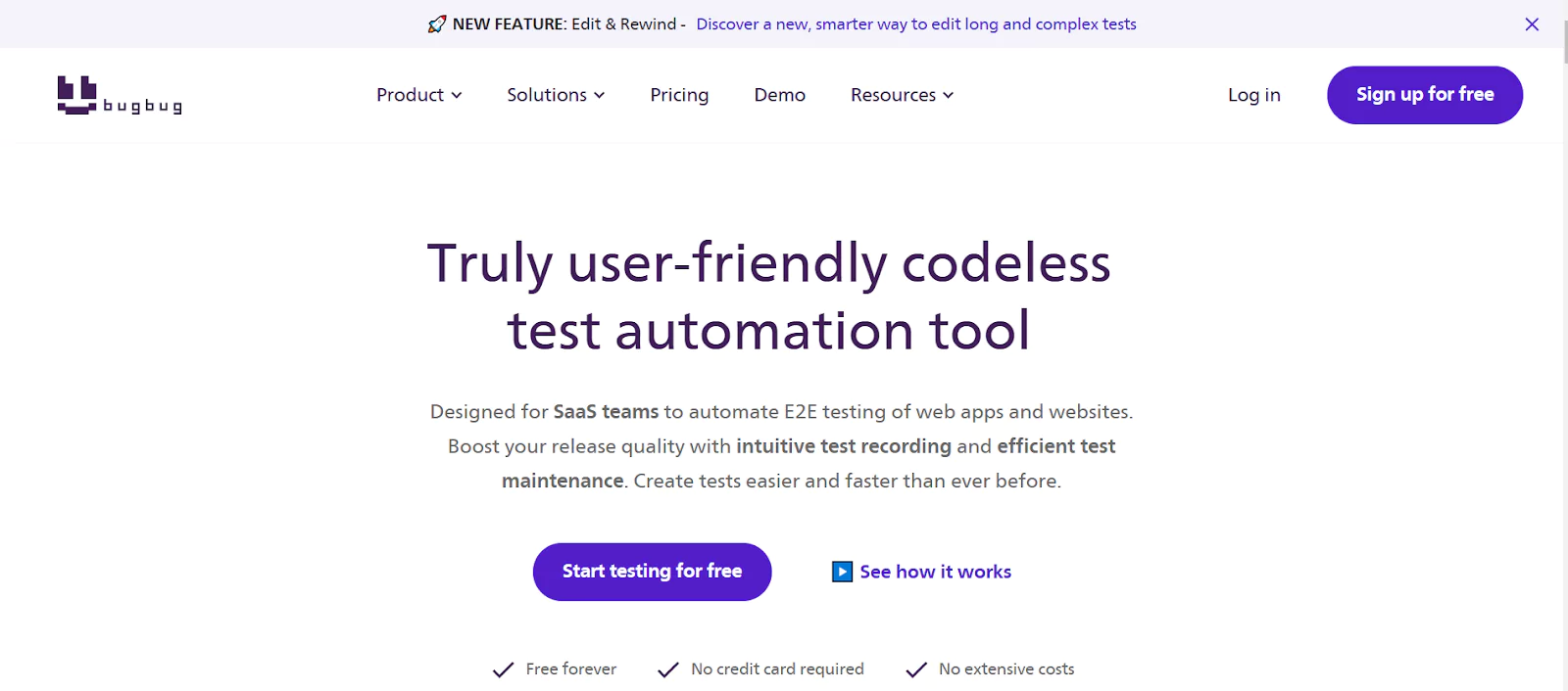 BugBug is a lightweight, user-friendly tool BugBug is a lightweight, user-friendly tool
