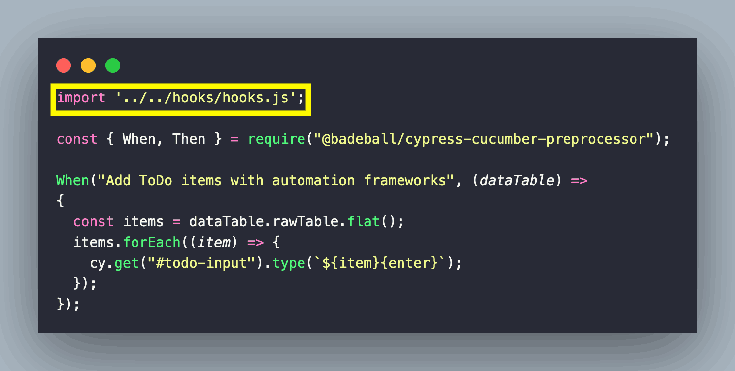 change hook import change hook import