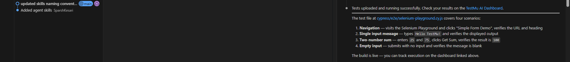 Claude Code generating lambdatest-config.json for Cypress cloud execution