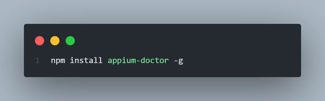 command in your terminal or PowerShell command in your terminal or PowerShell