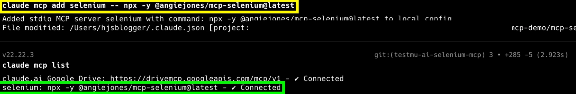 Configure Selenium MCP with Claude Code Configure Selenium MCP with Claude Code