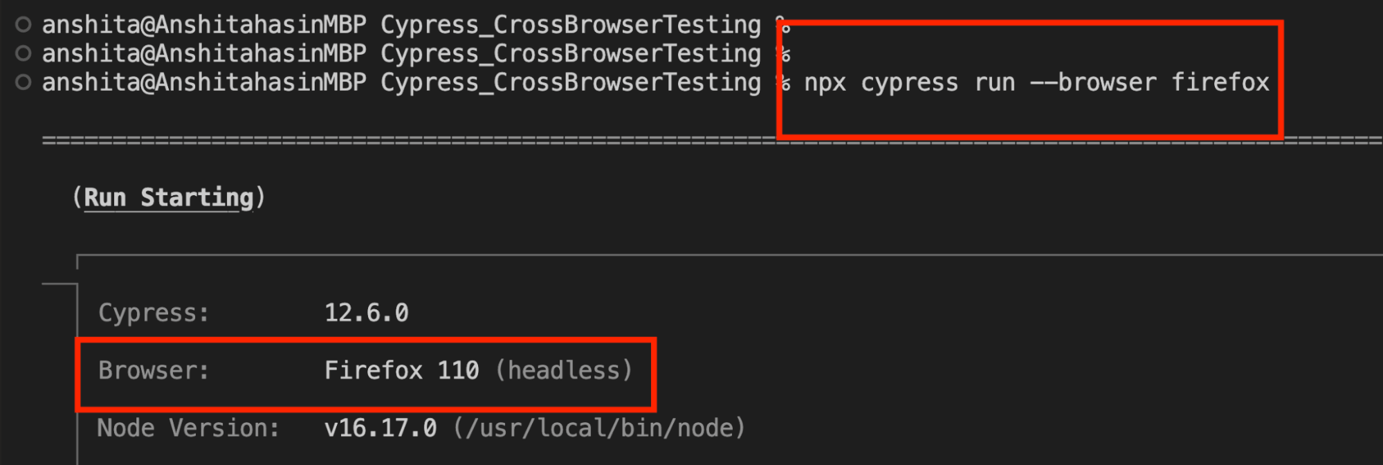 Cross Browser Testing With Cypress Firefox browser Execution Cross Browser Testing With Cypress Firefox browser Execution
